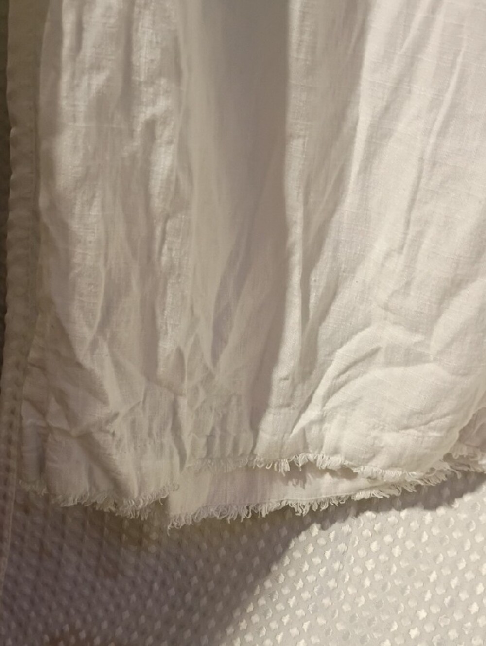 Thread & Supply White Elastic Waist Pants - Picture 3 of 5